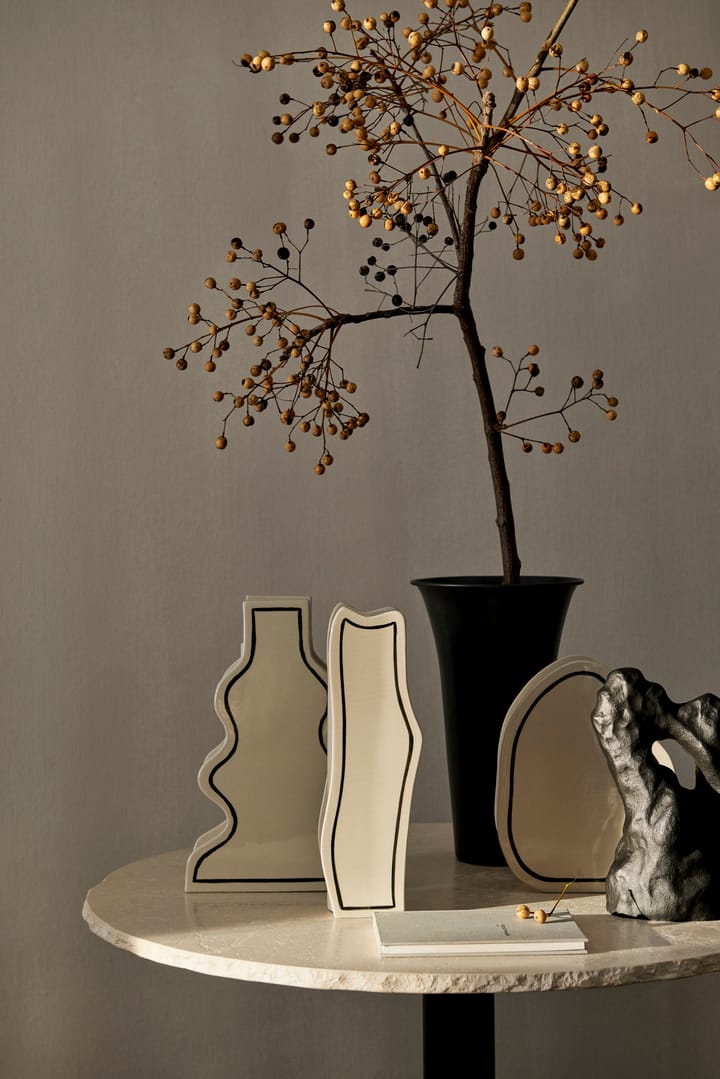 Jarrón Paste slim 35 cm, Off-white Ferm Living