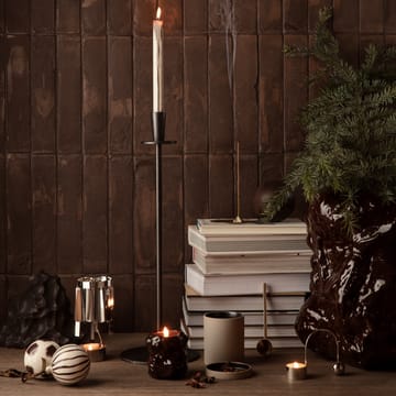 Jarrón Tuck 34 cm - marrón rojizo - Ferm Living