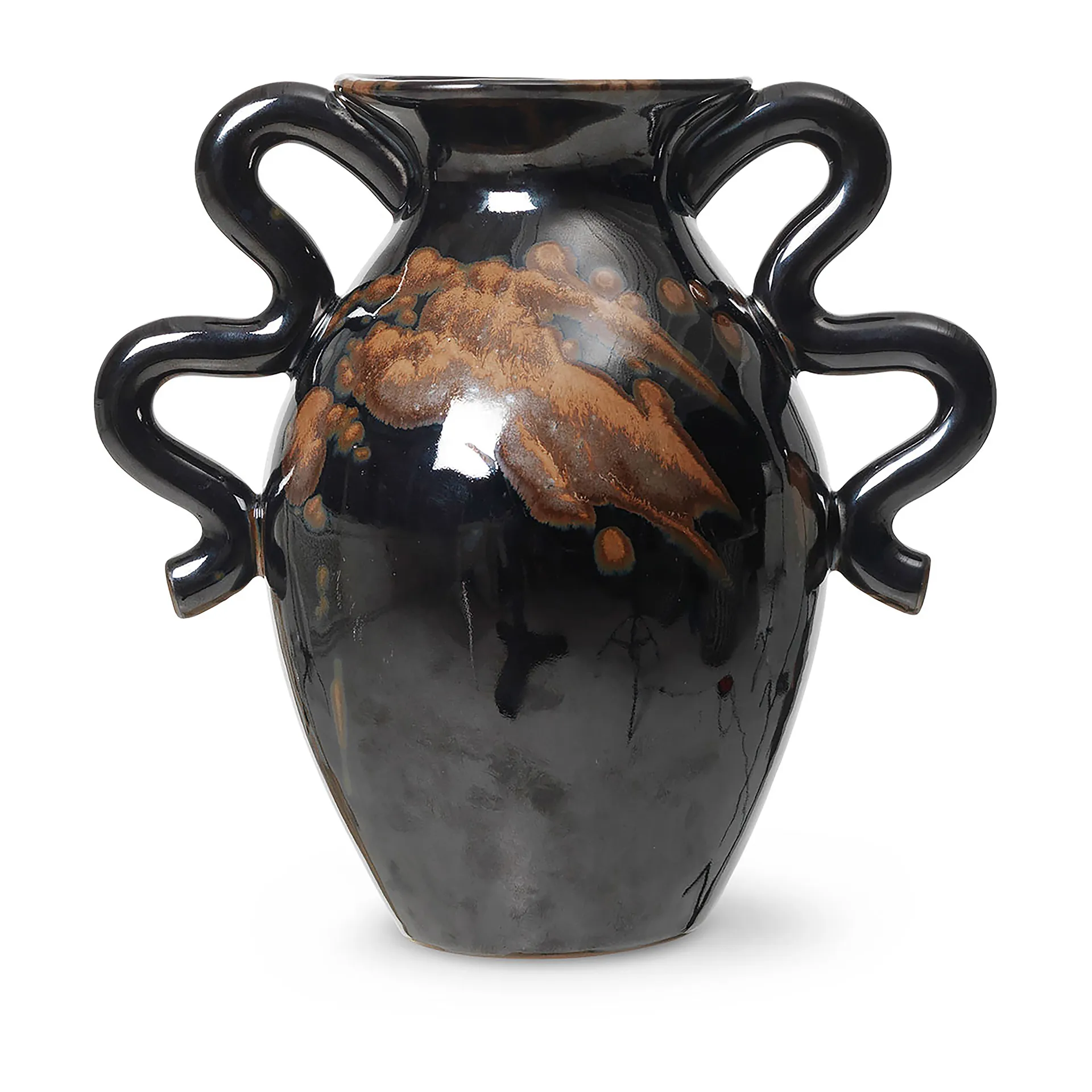 Jarrón Verso 27 cm, Black-brown Ferm Living