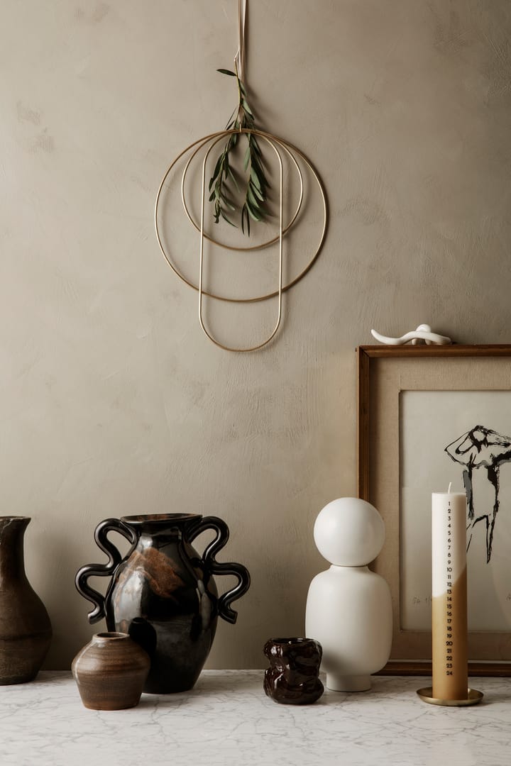 Jarrón Verso 27 cm, Black-brown Ferm Living