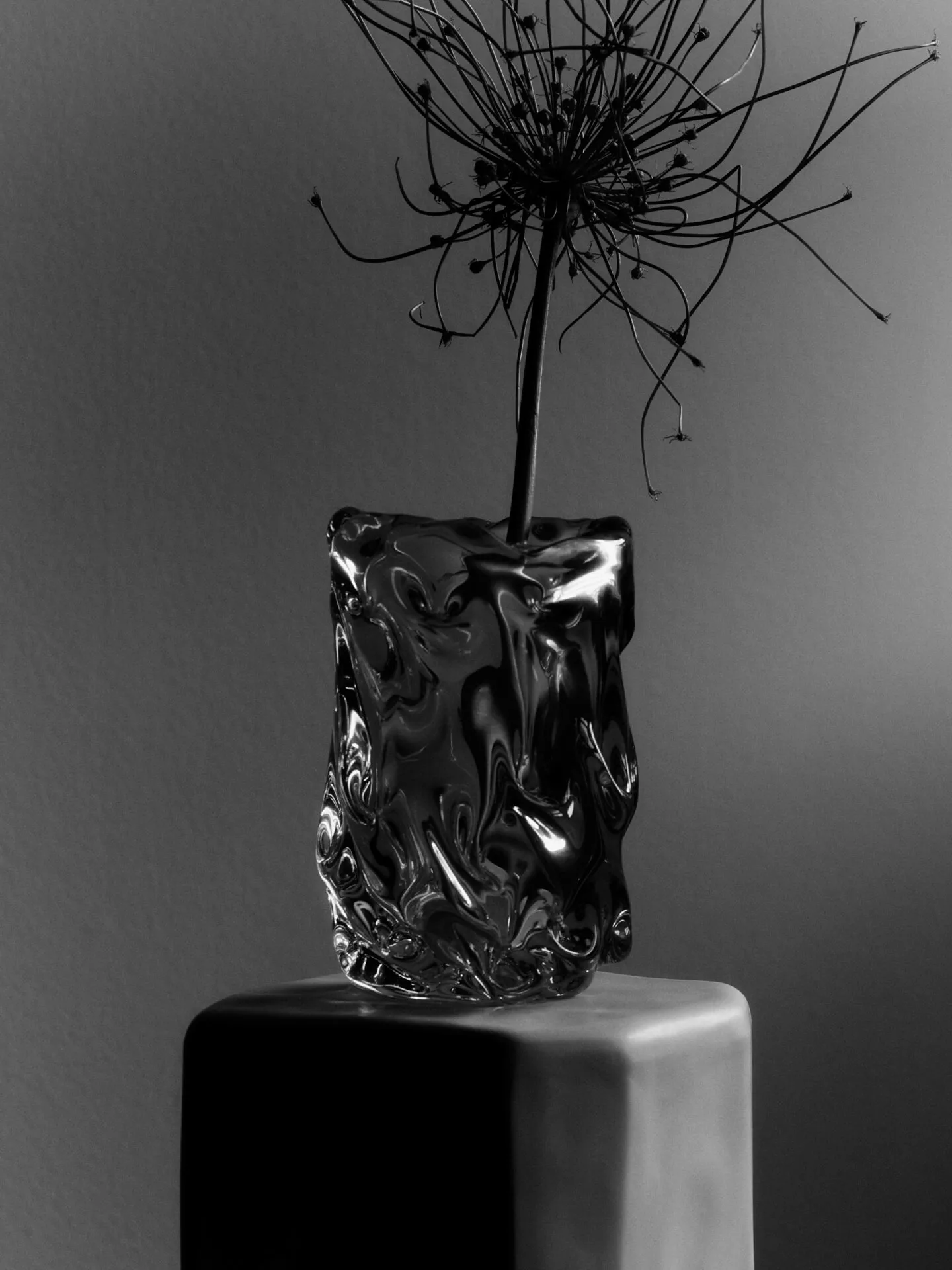 Jarrón Virelle 24 cm, Clear Ferm Living