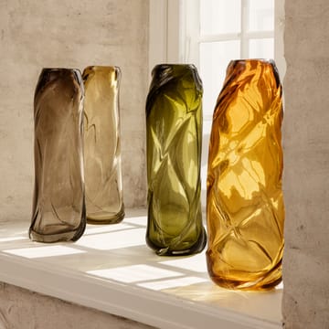 Jarrón Water Swirl - Amber - Ferm Living