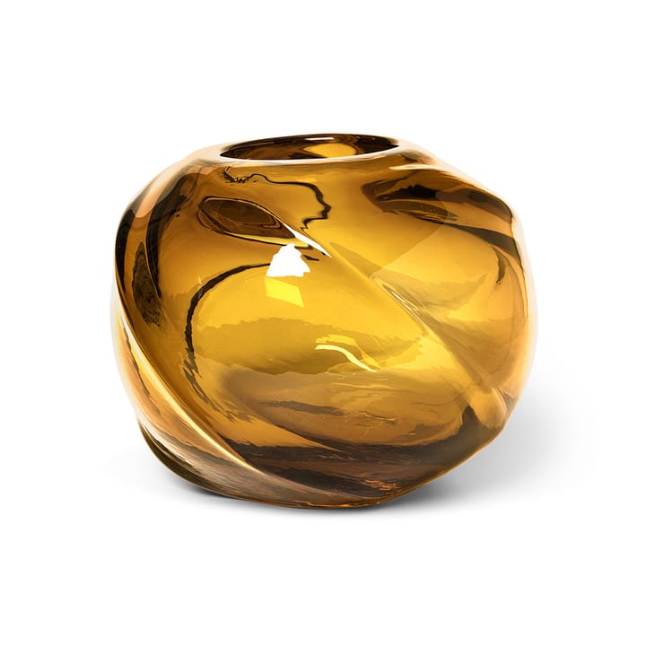 Jarrón Water Swirl redondo Ø21 cm - Amber - Ferm LIVING