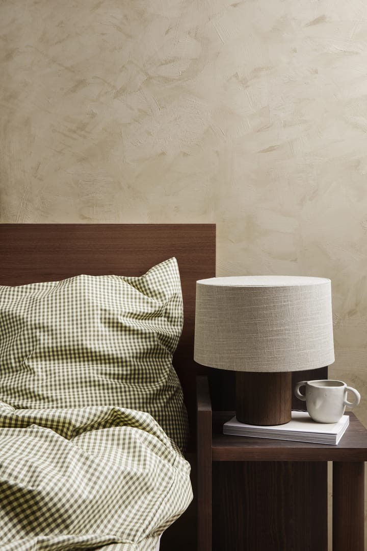 Juego de funda nórdica Check 140x200 cm, Lemon-olive Ferm Living