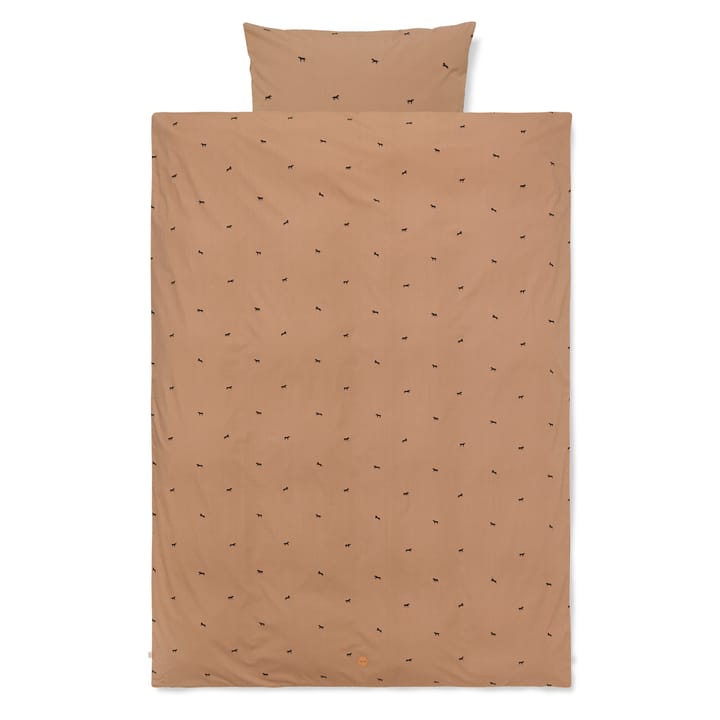 Juego de funda nórdica Horse tan - 140x200 cm - Ferm LIVING