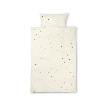Juego de funda nórdica Pear 70x100 cm - Off white-cinnamon - Ferm Living