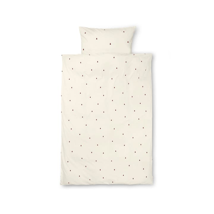 Juego de funda nórdica Pear 70x100 cm - Off white-cinnamon - Ferm LIVING