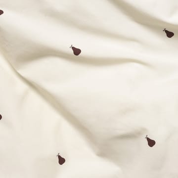 Juego de funda nórdica Pear 70x100 cm - Off white-cinnamon - Ferm Living