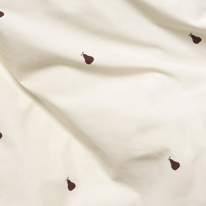 Juego de funda nórdica Pear 70x100 cm, Off white-cinnamon Ferm Living