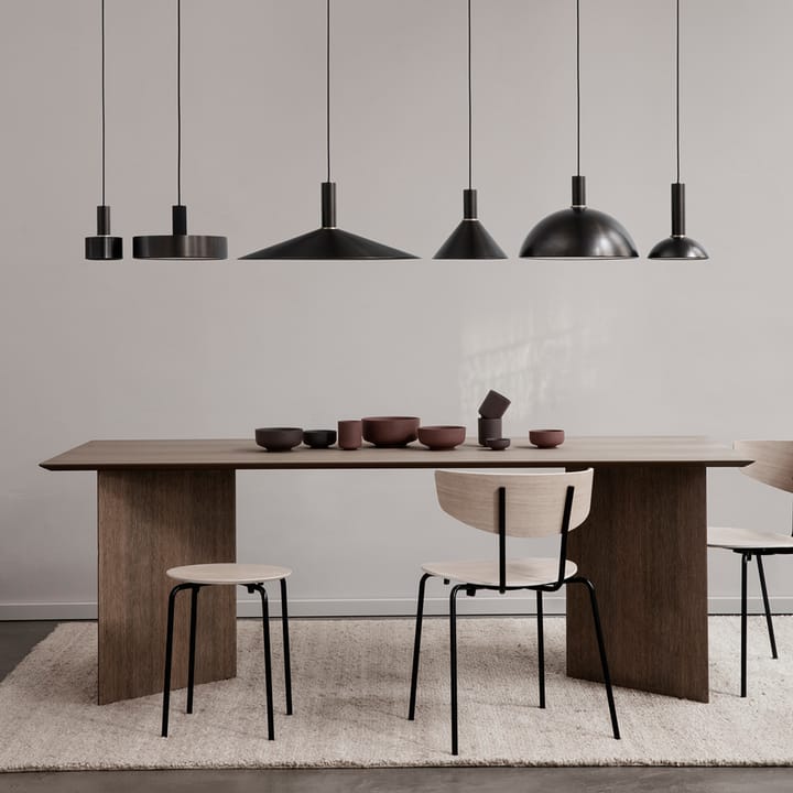 Lámpara colgante Collect, Cashmere, low, angle shade Ferm Living