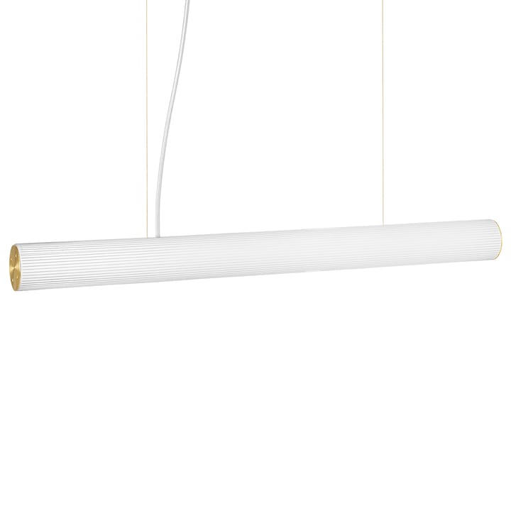 Lámpara colgante Vuelta 100 cm - blanco-latón - Ferm LIVING
