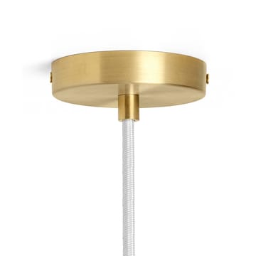 Lámpara colgante Vuelta 100 cm - blanco-latón - Ferm Living