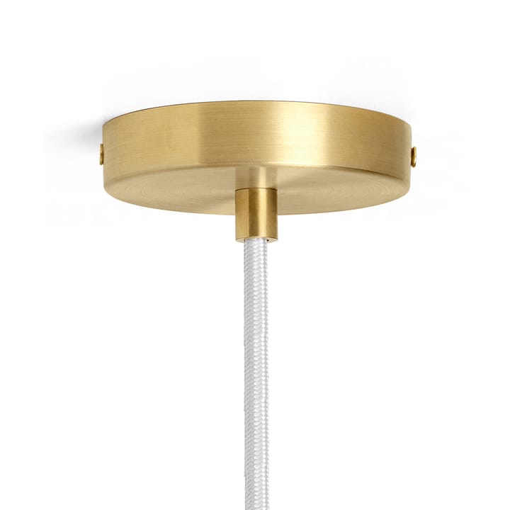 Lámpara colgante Vuelta 100 cm, blanco-latón Ferm Living