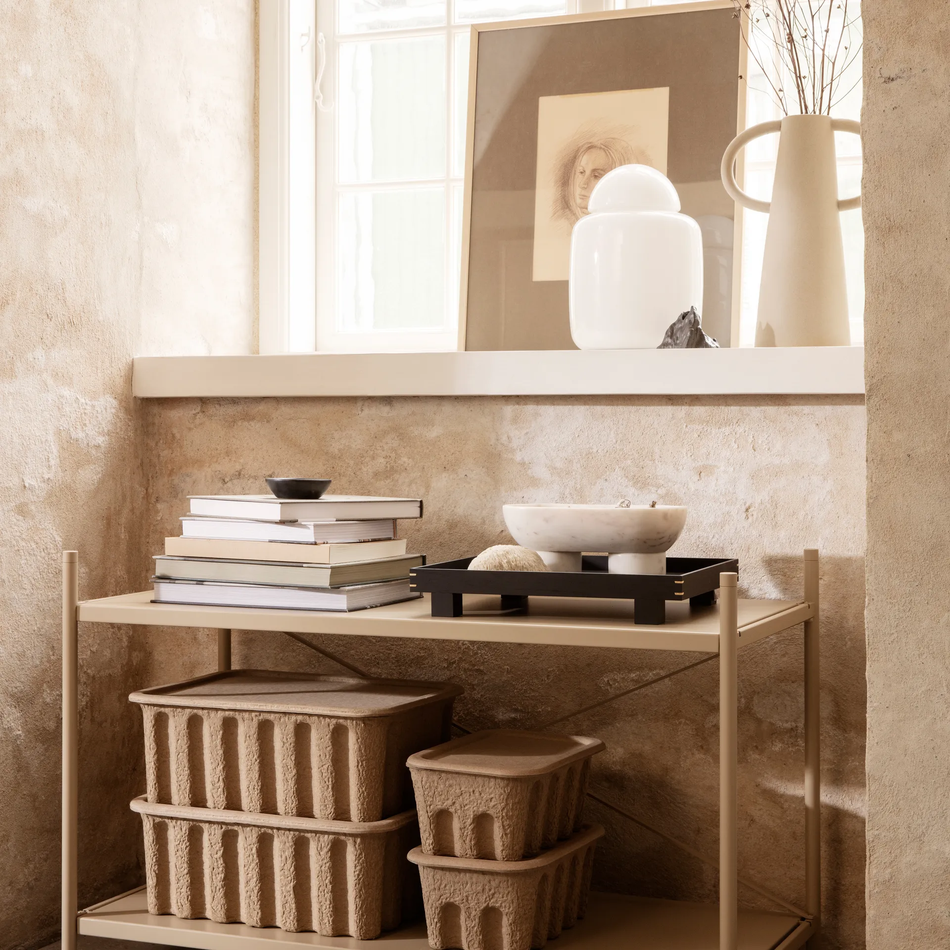 Lámpara de mesa Bell, blanco Ferm Living