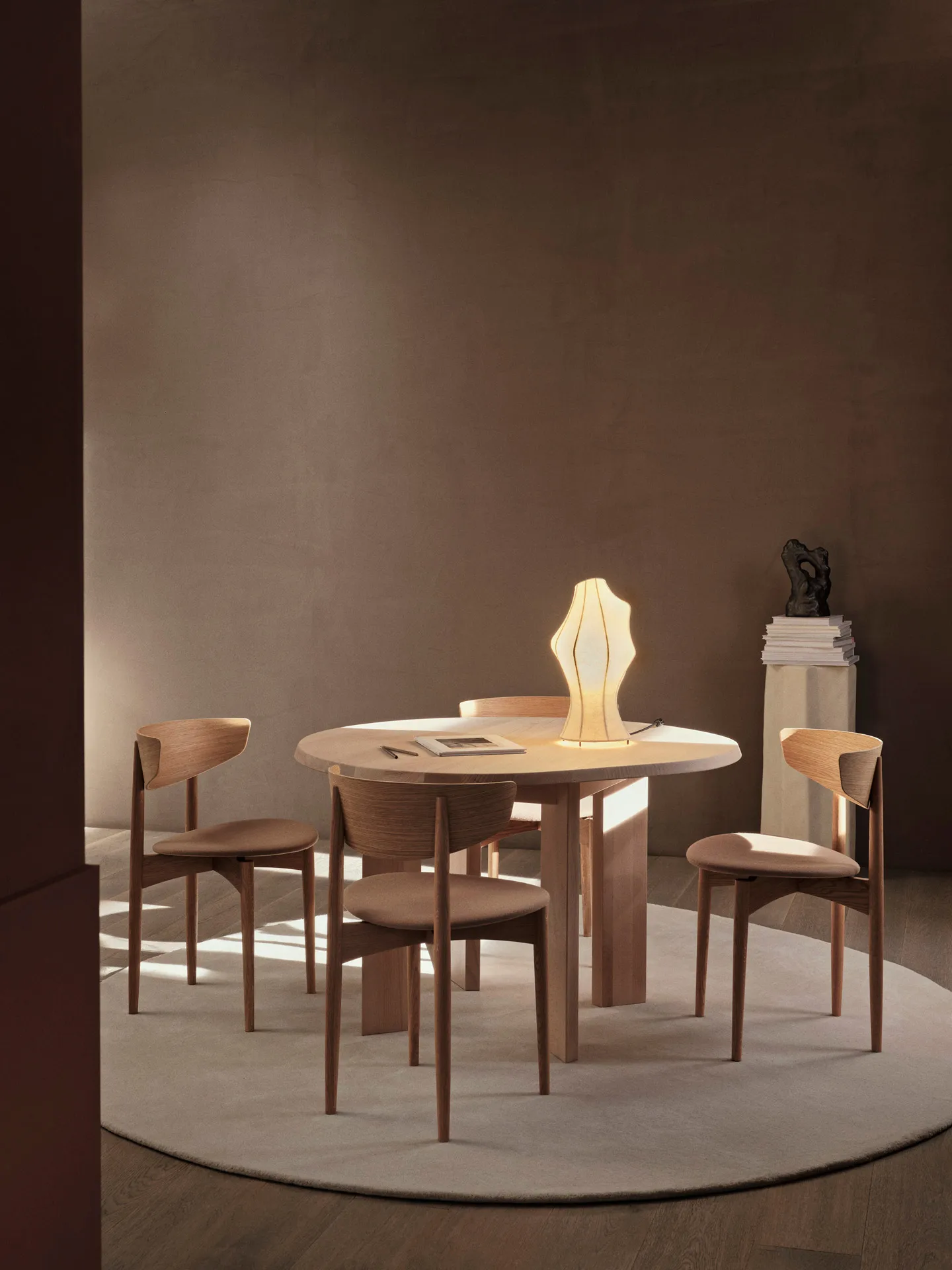 Lámpara de mesa Dae 42 cm, White Ferm Living