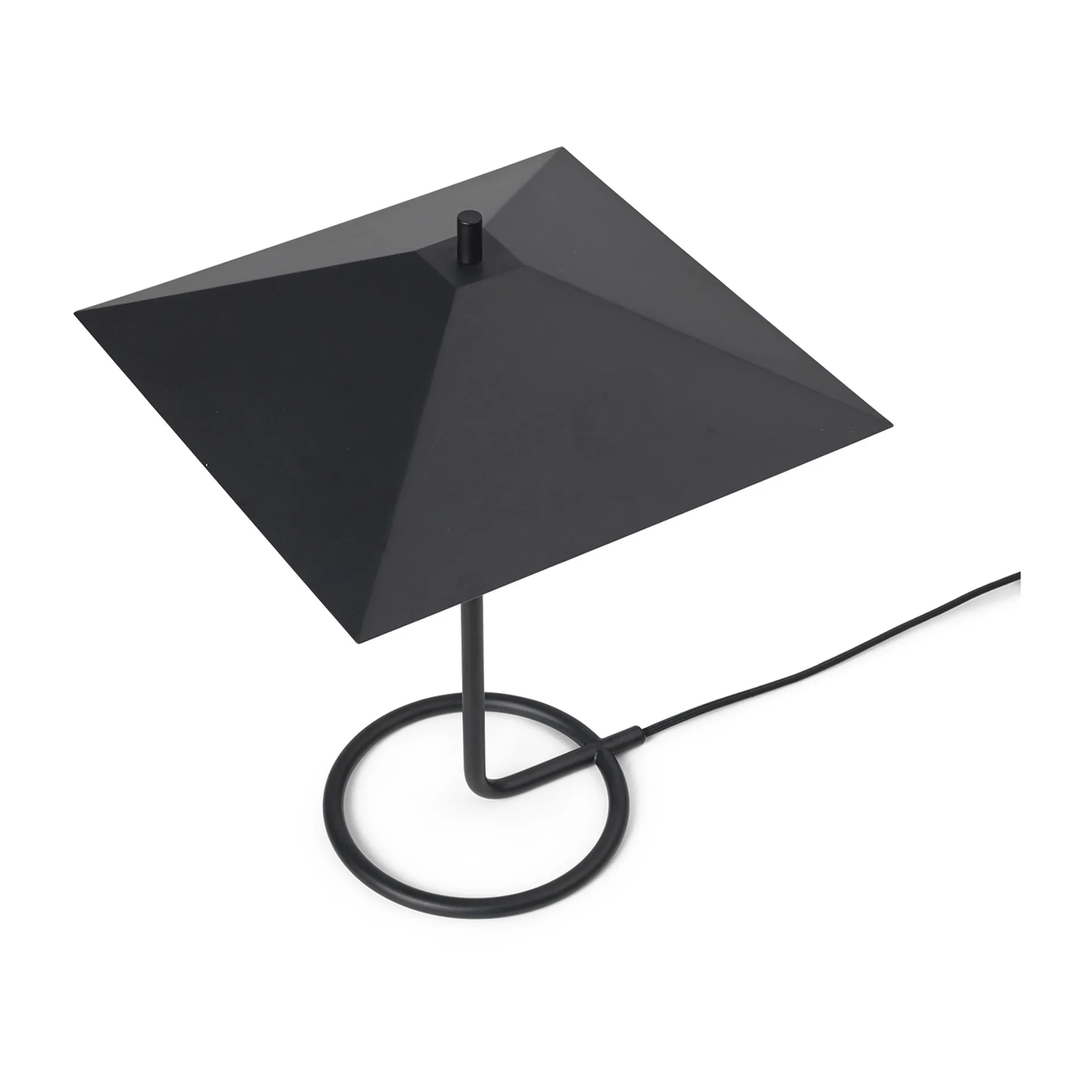 Lámpara de mesa Filo square, Black-black Ferm Living