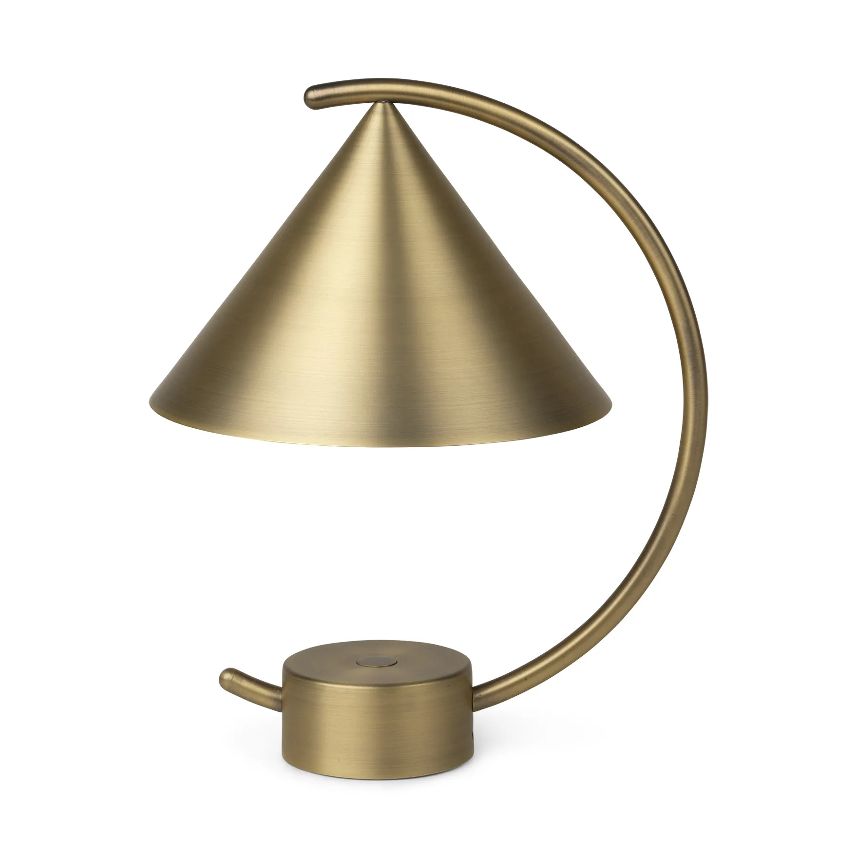 Lámpara de mesa Meridian, Brass Ferm Living