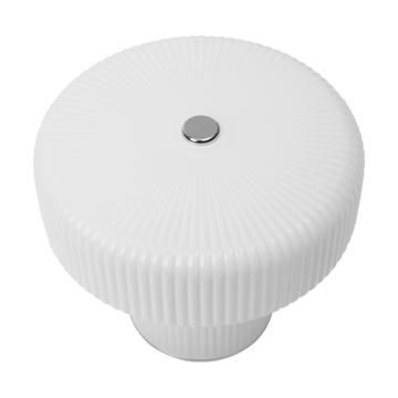 Lámpara de mesa portátil Ripple 10 cm - White - Ferm Living
