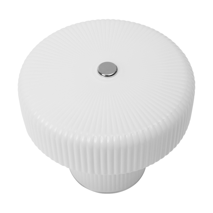 Lámpara de mesa portátil Ripple 10 cm, White Ferm Living