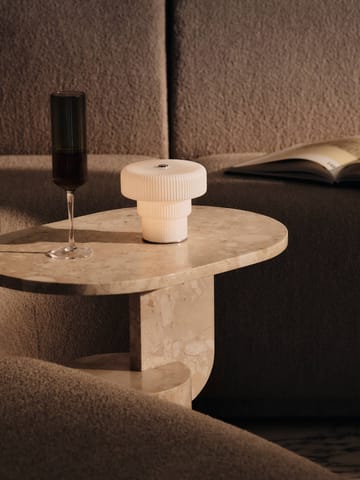 Lámpara de mesa portátil Ripple 10 cm - White - Ferm Living