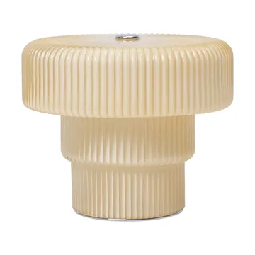 Lámpara de mesa portátil Ripple - Oat, 10 cm - Ferm Living