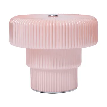 Lámpara de mesa portátil Ripple - Pale rose, 10 cm - Ferm Living
