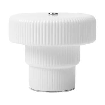 Lámpara de mesa portátil Ripple - White (blanco), 10 cm - Ferm Living