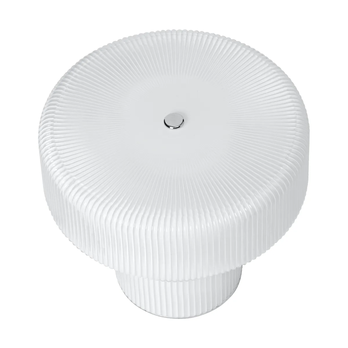 Lámpara de mesa portátil Ripple, White (blanco), 16,5 cm Ferm Living