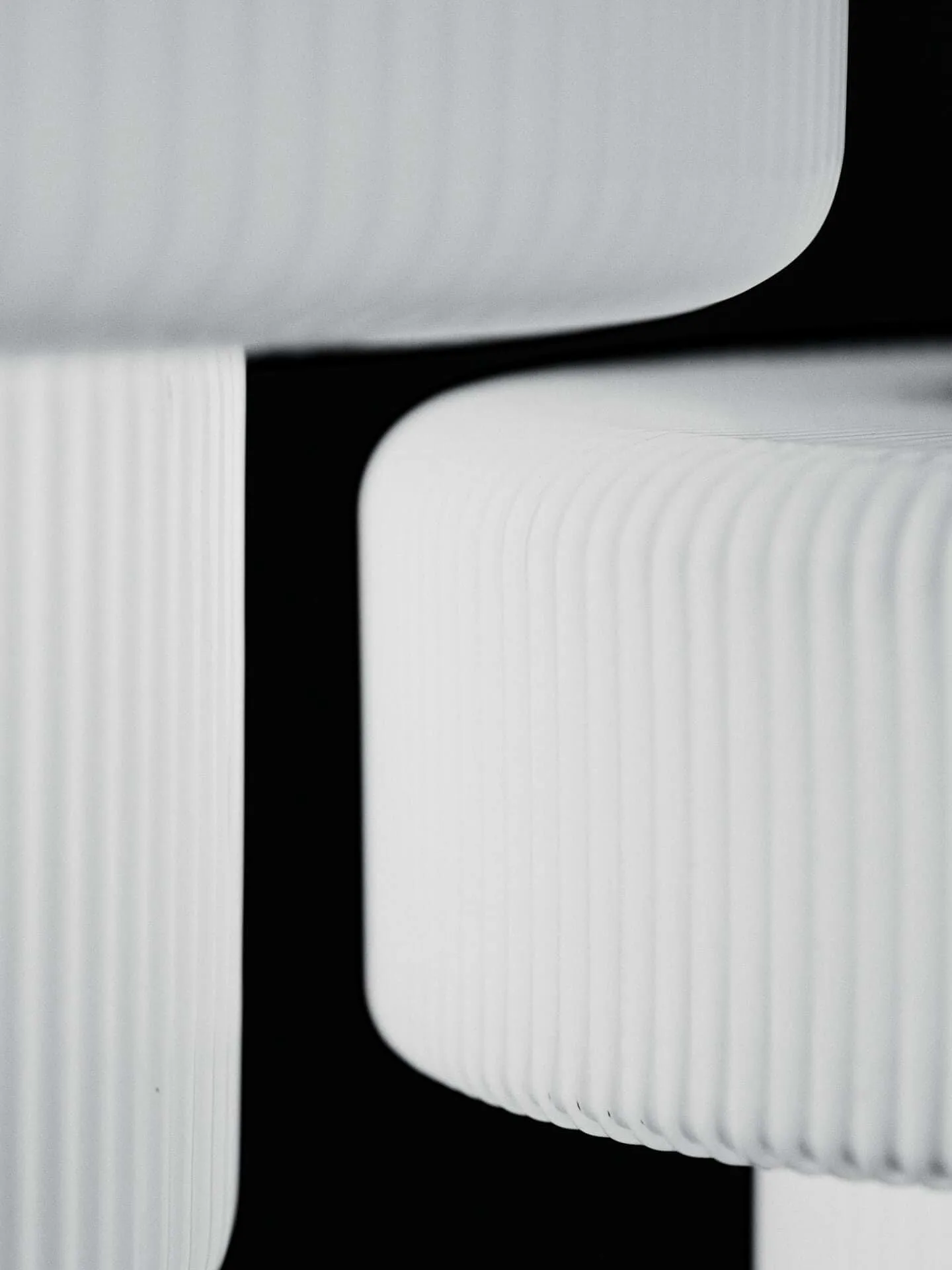Lámpara de mesa portátil Ripple, White (blanco), 16,5 cm Ferm Living