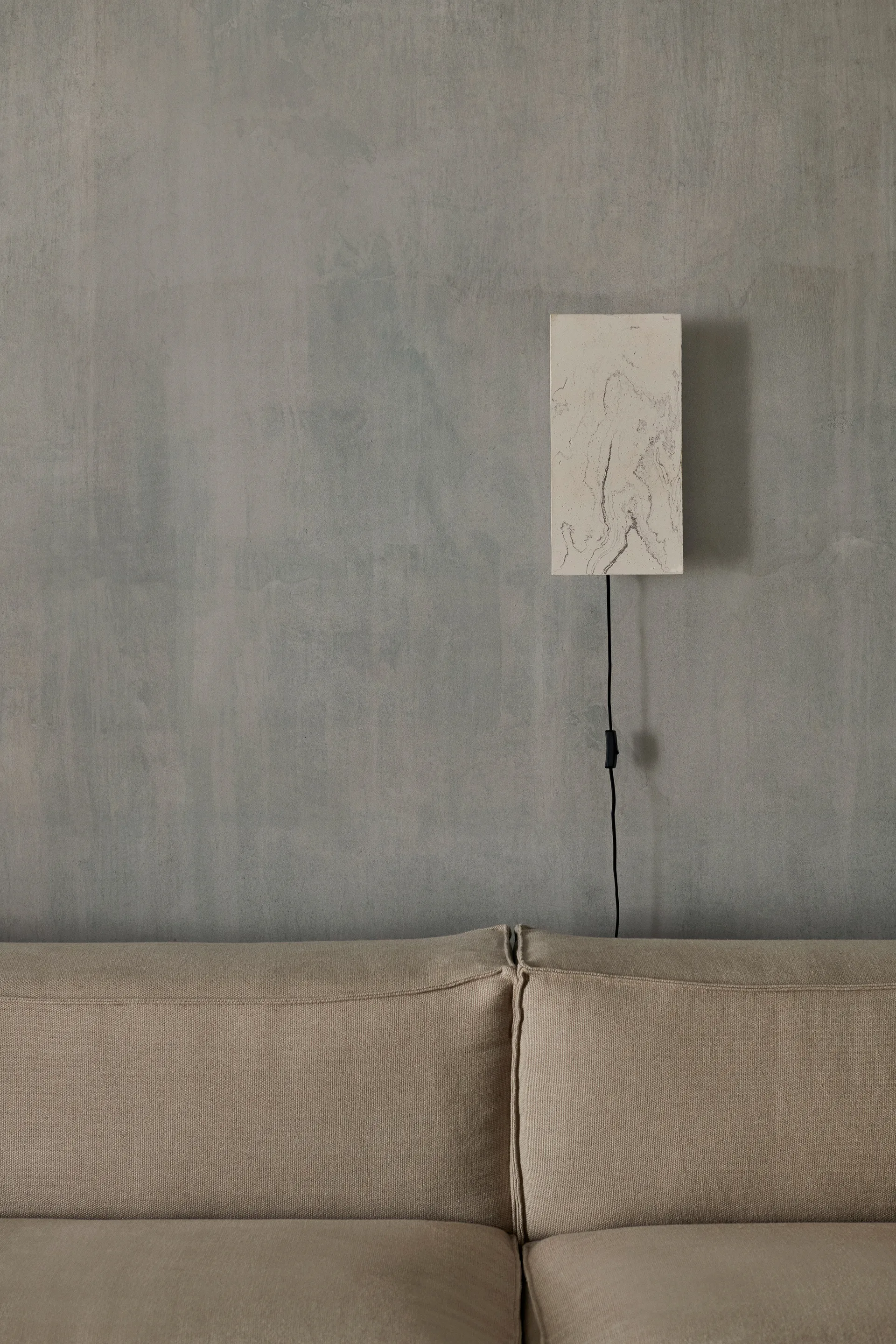 Lámpara de pared Argilla, Marble White Ferm Living