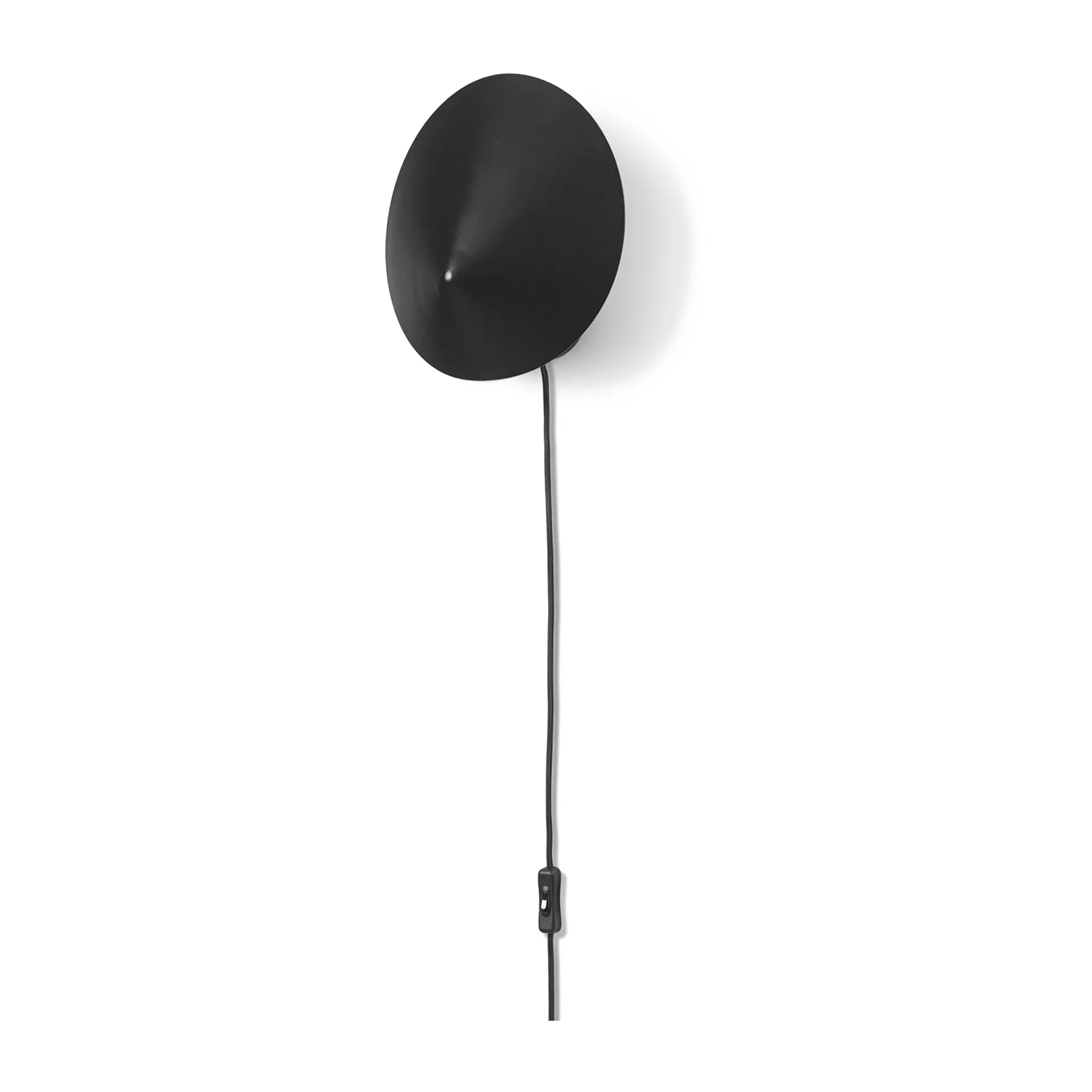 Lámpara de pared Arum wall scone, Black Ferm Living