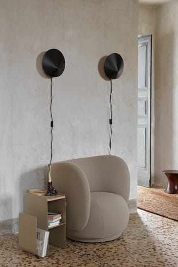 Lámpara de pared Arum wall scone - Black - Ferm Living