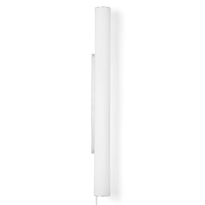Lámpara de pared Vuelta 100 cm - blanco-acero inoxidable - Ferm LIVING