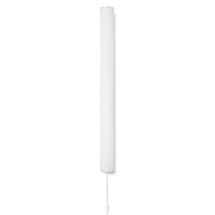 Lámpara de pared Vuelta 100 cm, blanco-acero inoxidable Ferm Living