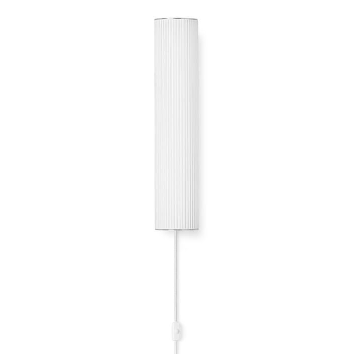 Lámpara de pared Vuelta 40 cm - blanco-acero inoxidable - ferm LIVING
