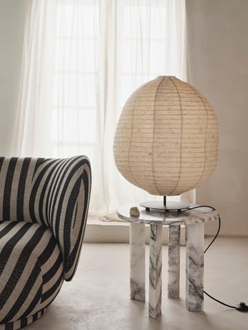 Lámpara de pie Kurbis low - Natural-black - Ferm Living