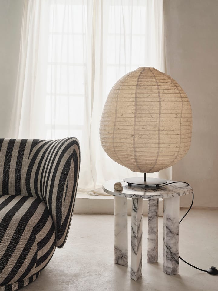 Lámpara de pie Kurbis low, Natural-black Ferm Living