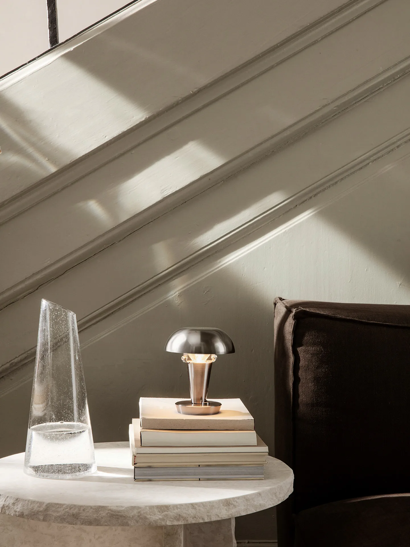 Lámpara Tiny 14 cm, acero Ferm Living