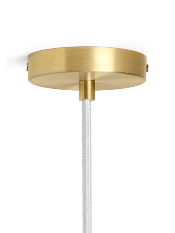 Lámpara Vuelta II 100 - White-brass - Ferm Living