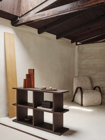 Librería Kona 2x2 - Dark stained - Ferm Living