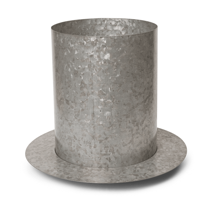 Maceta Auran large 38,7 cm - Galvanized iron - Ferm LIVING