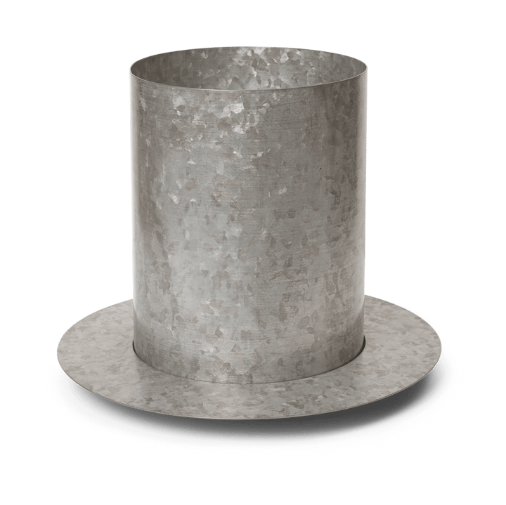 Maceta Auran medium 26,6 cm - Galvanized iron - Ferm LIVING