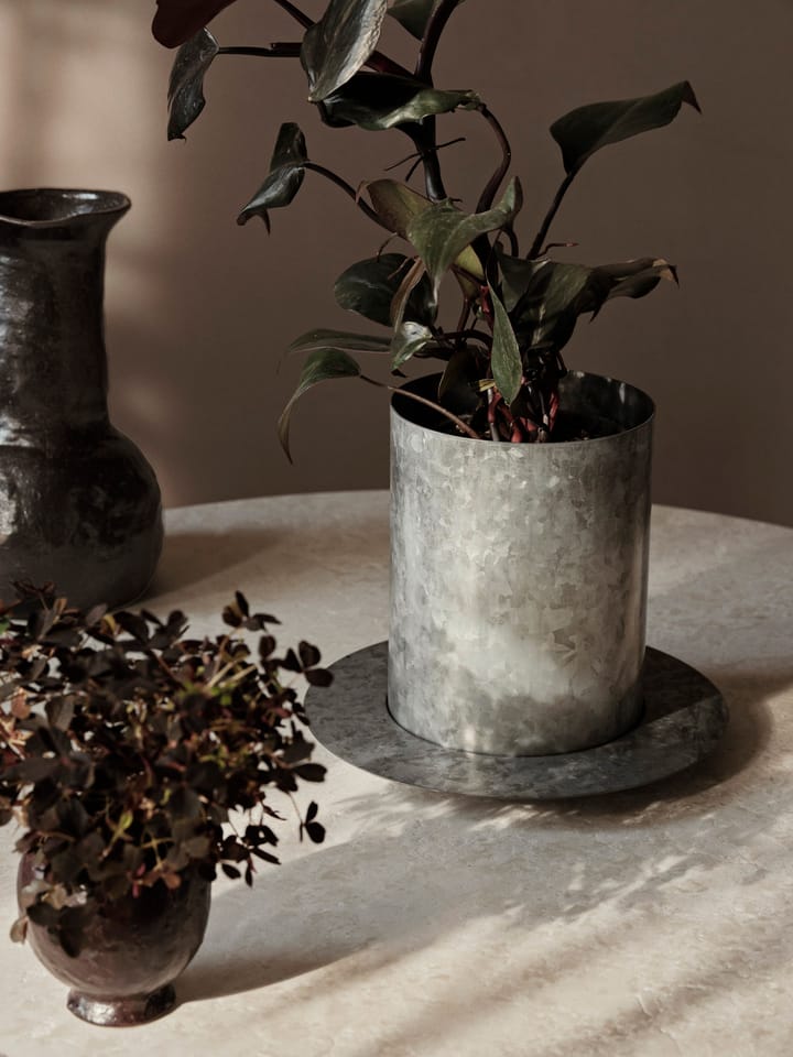 Maceta Auran medium 26,6 cm, Galvanized iron Ferm Living