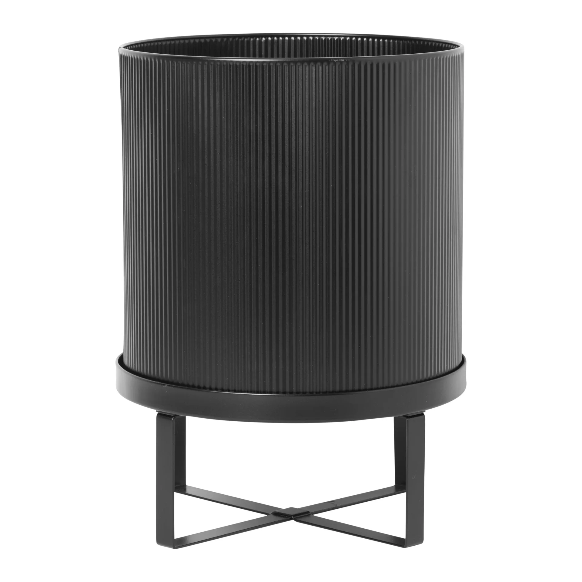 Maceta Bau large Ø28 cm, negro Ferm Living