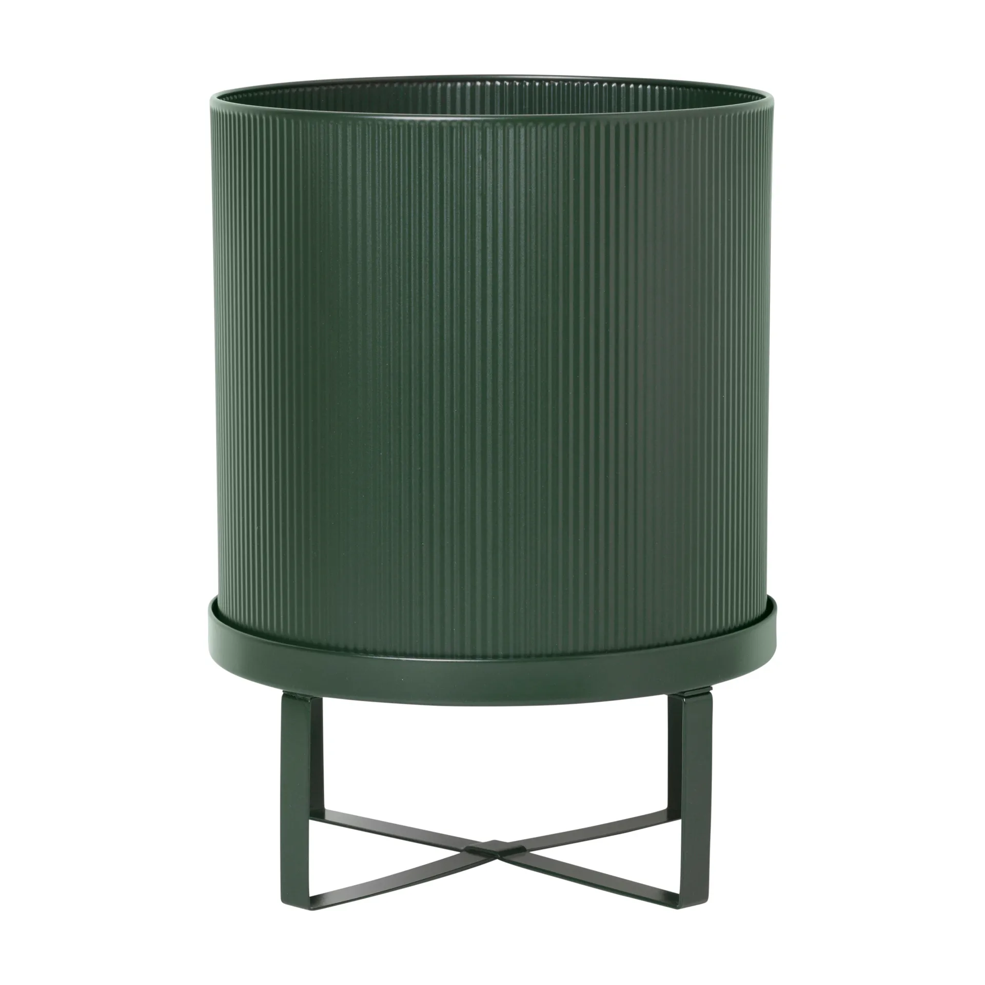 Maceta Bau large Ø28 cm, verde oscuro Ferm Living