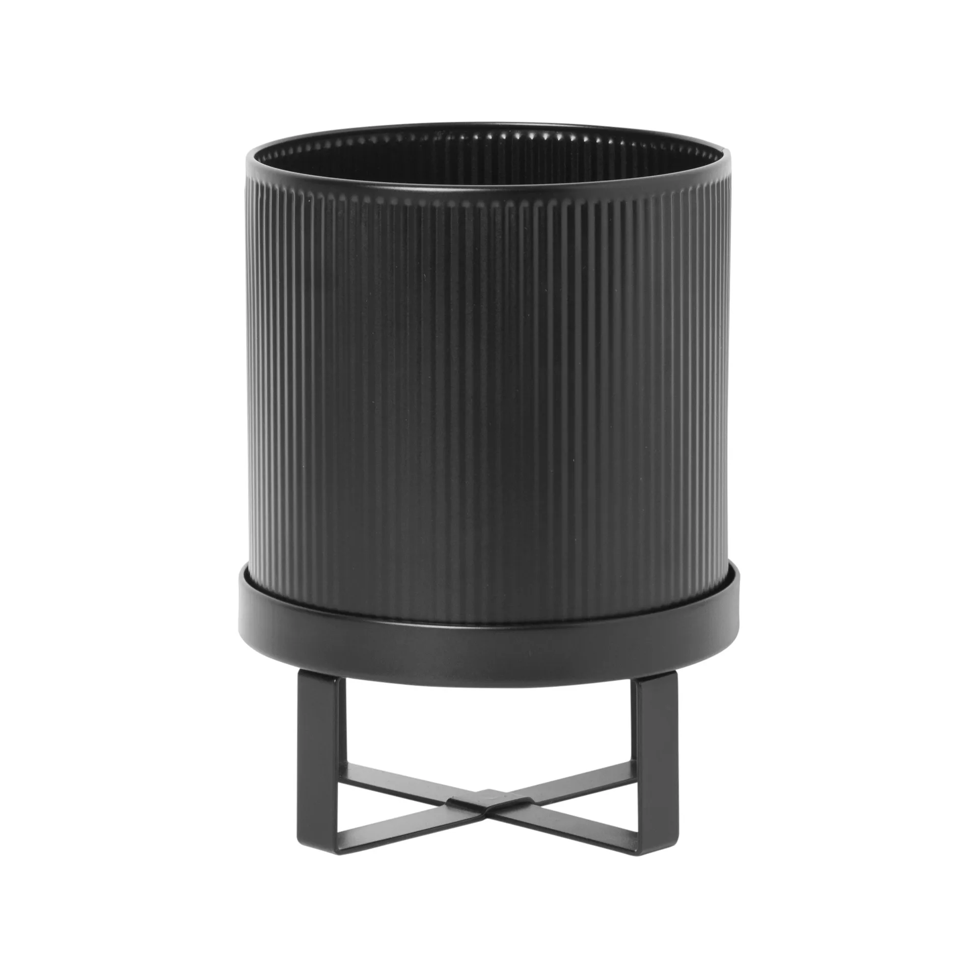 Maceta Bau small Ø18 cm, negro Ferm Living