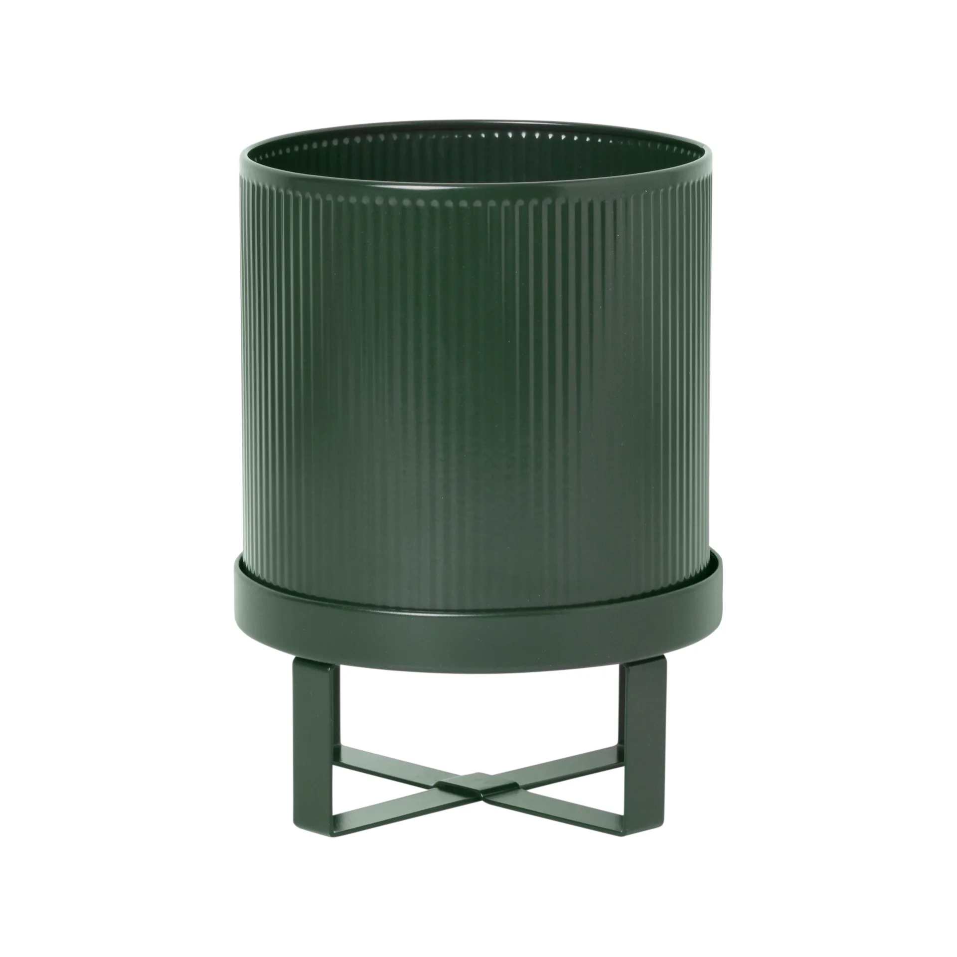 Maceta Bau small Ø18 cm, verde oscuro Ferm Living