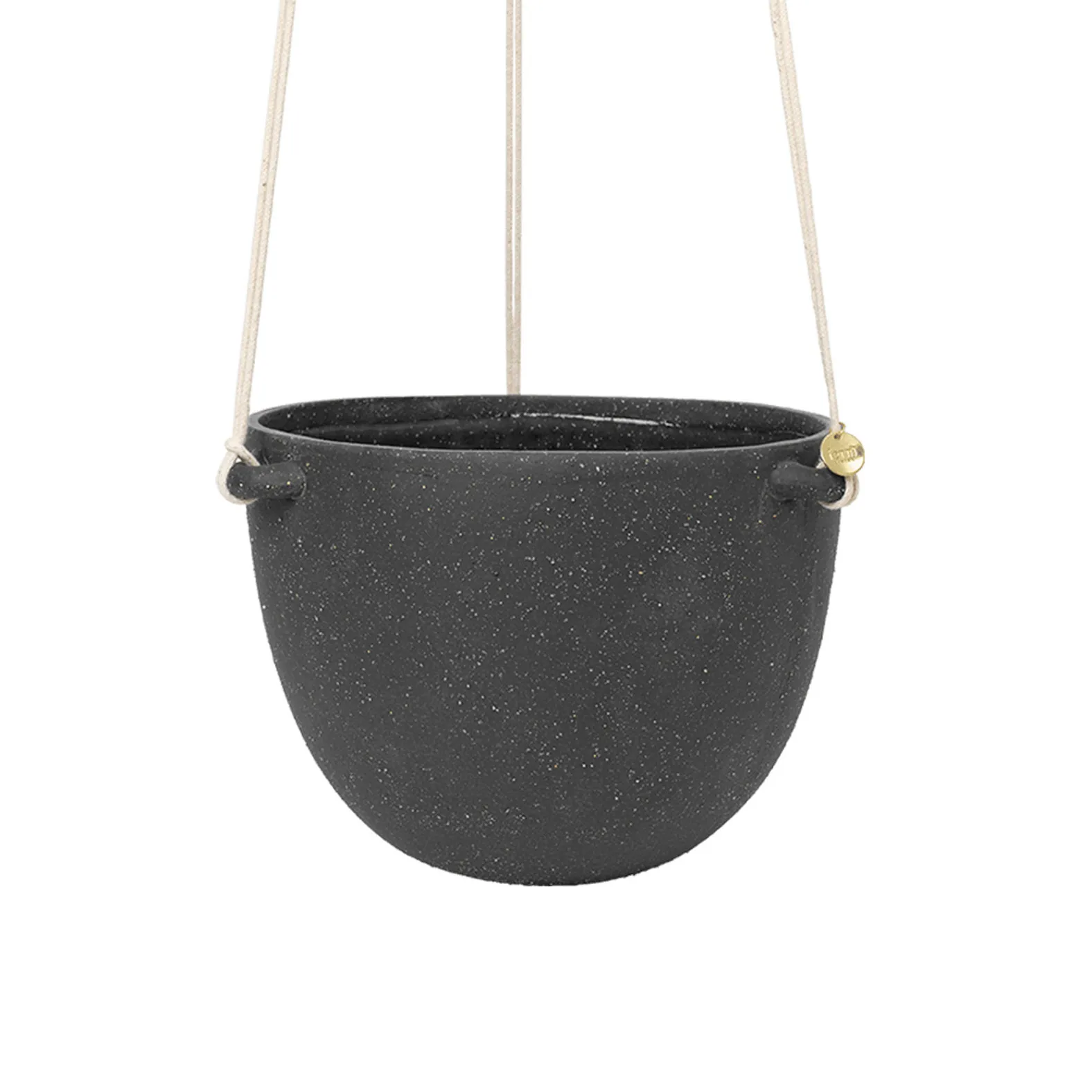 Maceta colgante Speckle Ø20,5 cm, Dark grey Ferm Living