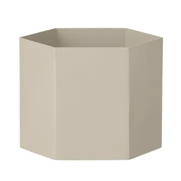 Maceta Hexagon, gris - x-large - Ferm Living