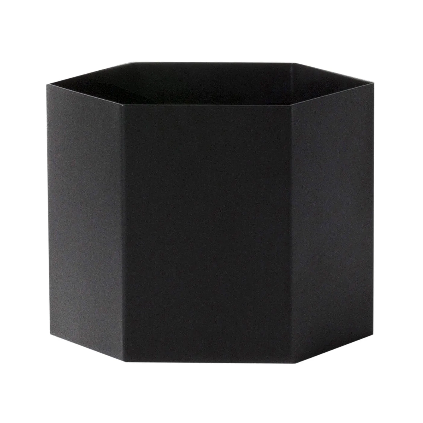 Maceta Hexagon, negro, x-large Ferm Living